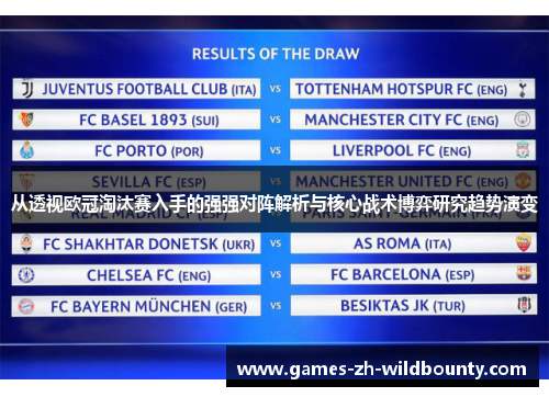 从透视欧冠淘汰赛入手的强强对阵解析与核心战术博弈研究趋势演变